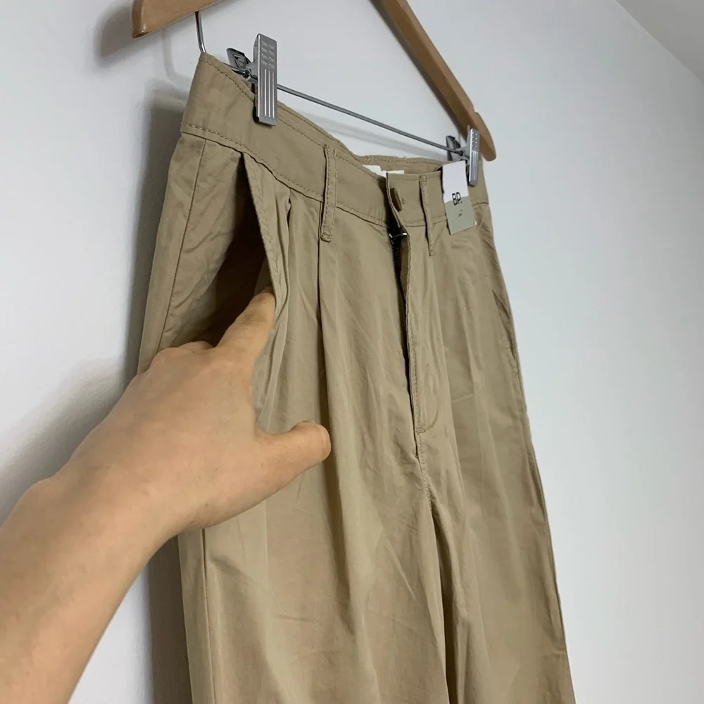 Nordstrom Bp lightweight Cargo pants Beige Wash Sz 28 NWT